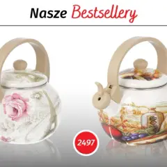 Czajniki Brunbeste: kwiatowe wzory, wieża Eiffla i włoskie krajobrazy. To najlepsze produkty tej firmy.