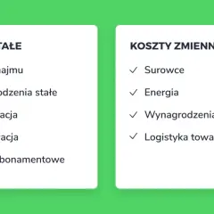 Koszty stałe (czynsz, wynagrodzenia) i zmienne (surowce, energia) to kluczowe elementy, by jak obliczyć rentowność firmy.