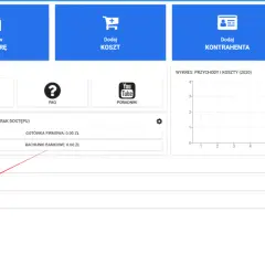 Interfejs programu księgowego. W menu po lewej widać opcję "Księgowość". Czy Ryanair wystawia faktury? Sprawdź w systemie!