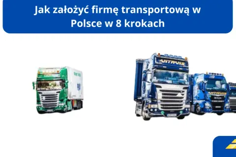 Jak założyć firmę transportową? Zobacz flotę ciężarówek gotowych do drogi.