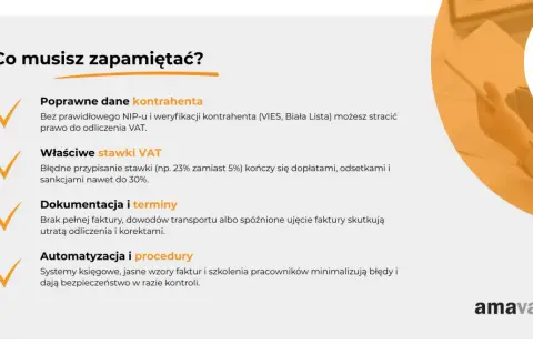 Usługa cateringowa a odliczenie VAT: poprawne dane kontrahenta, stawki VAT, dokumentacja i terminy to klucz do uniknięcia kar.