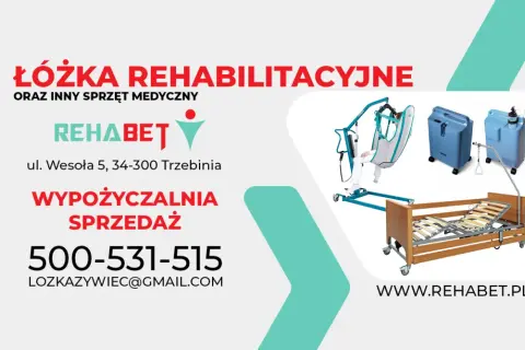 Łóżka rehabilitacyjne i sprzęt medyczny. Dowiedz się, komu przysługuje dofinansowanie do łóżka rehabilitacyjnego. Wypożyczalnia i sprzedaż.