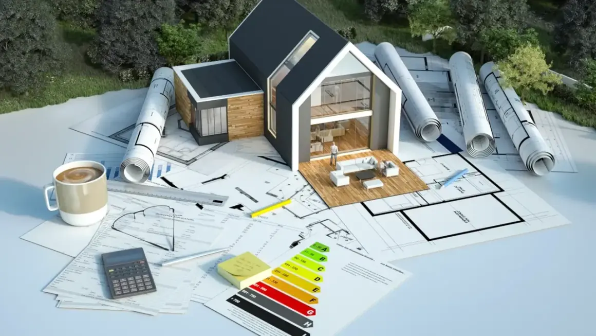 Projekt domu z planami, kalkulatorem i etykietą energetyczną. Sprawdź, na co można dostać dofinansowanie przy budowie nowego domu.