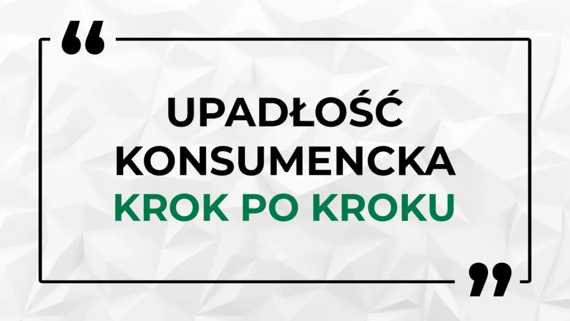 Upadłość konsumencka krok po kroku. Dowiedz się, jak złożyć wniosek o upadłość konsumencką i odzyskać spokój.