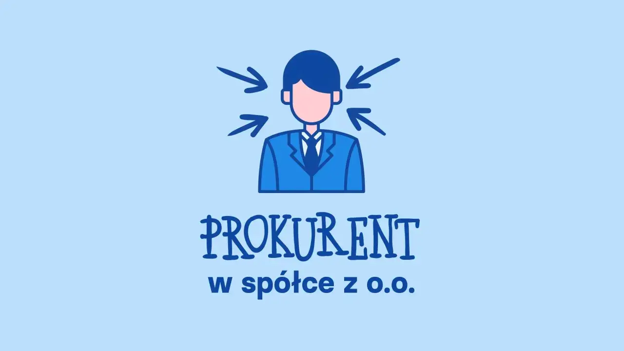 Prokurent w spółce z o.o. to osoba, która reprezentuje firmę. Ilustracja pokazuje mężczyznę w garniturze, na którego skierowane są strzałki.