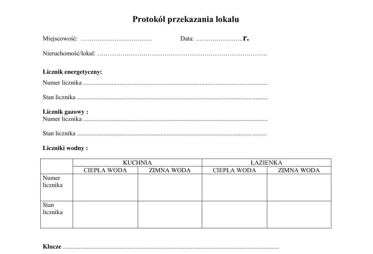 protokół zdawczo-odbiorczy w firmie