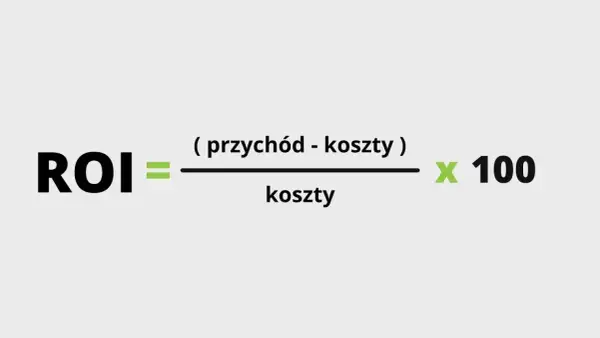Wzór na ROI: (przychód - koszty) / koszty x 100. Dowiedz się, jak obliczyć rentowność inwestycji.
